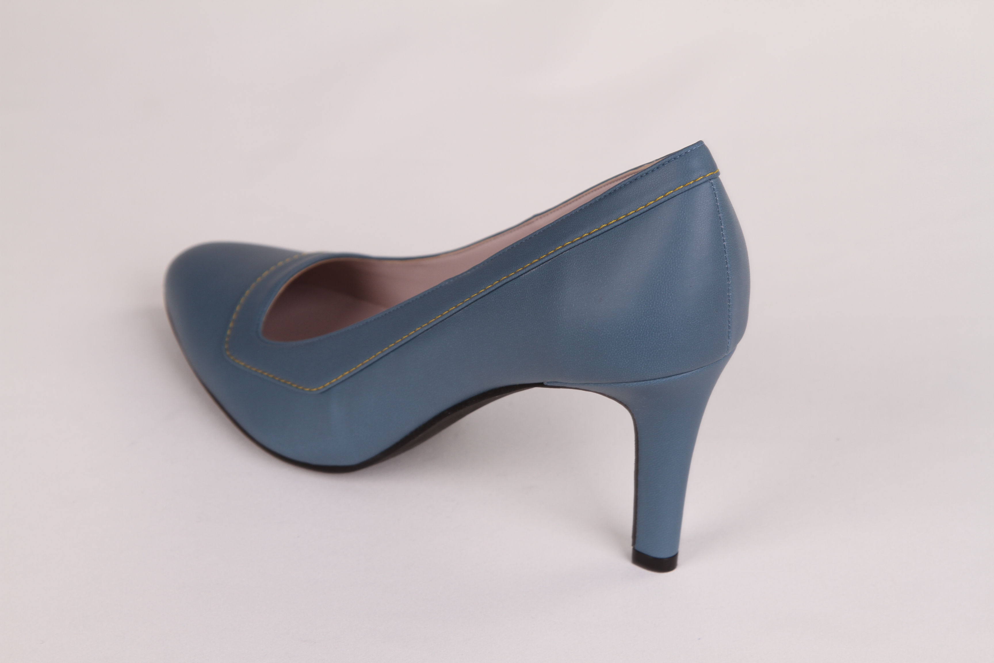 escarpins bleu canard